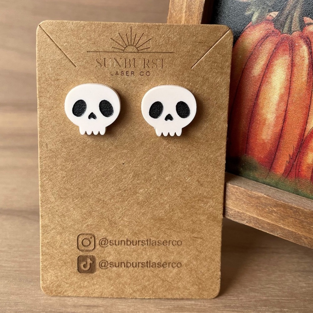 Cute Halloween Stud Earrings/Ghost Earrings/Bat Earrings/Skull Earrings